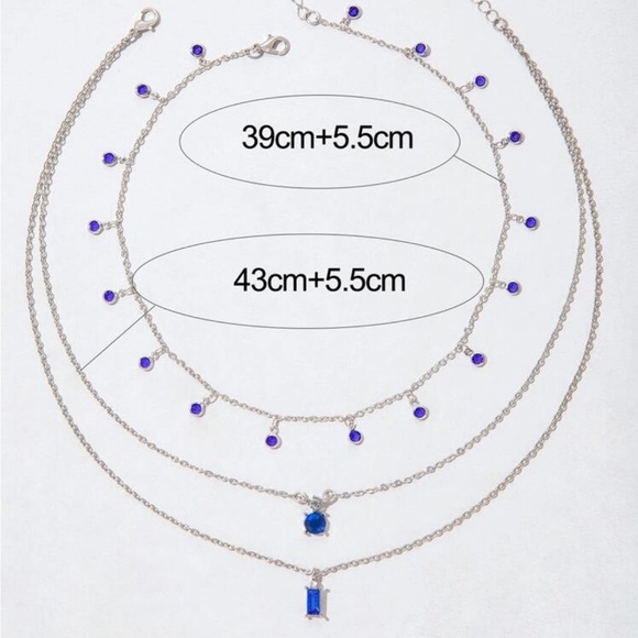 2pcs/set layered Necklace - Picture 5 of 5